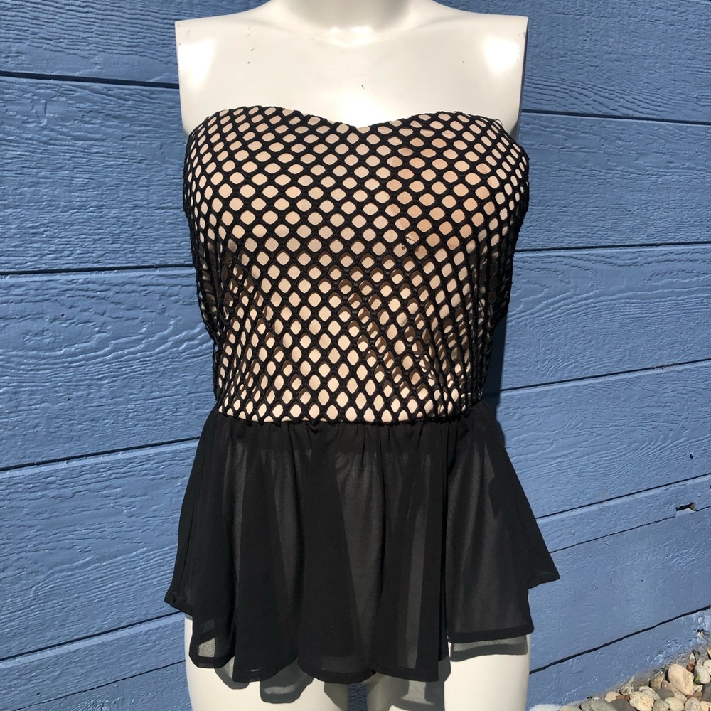 Mesh tube top